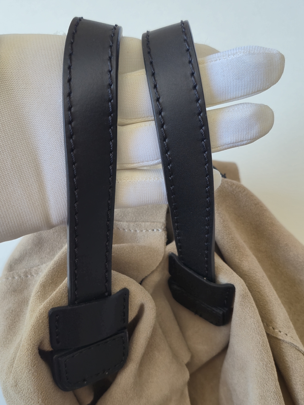 Anita Bilardi Tan Suede Espadrille Bucket, Shoulder, Bag Italy, Quiet Luxury - Picture 7 of 15